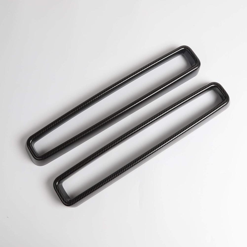 ABS Front Grille Trim Ring for Dodge For Challenger 2015- Models Black Red 52 x 10 x 8 cm Seamless tallation
