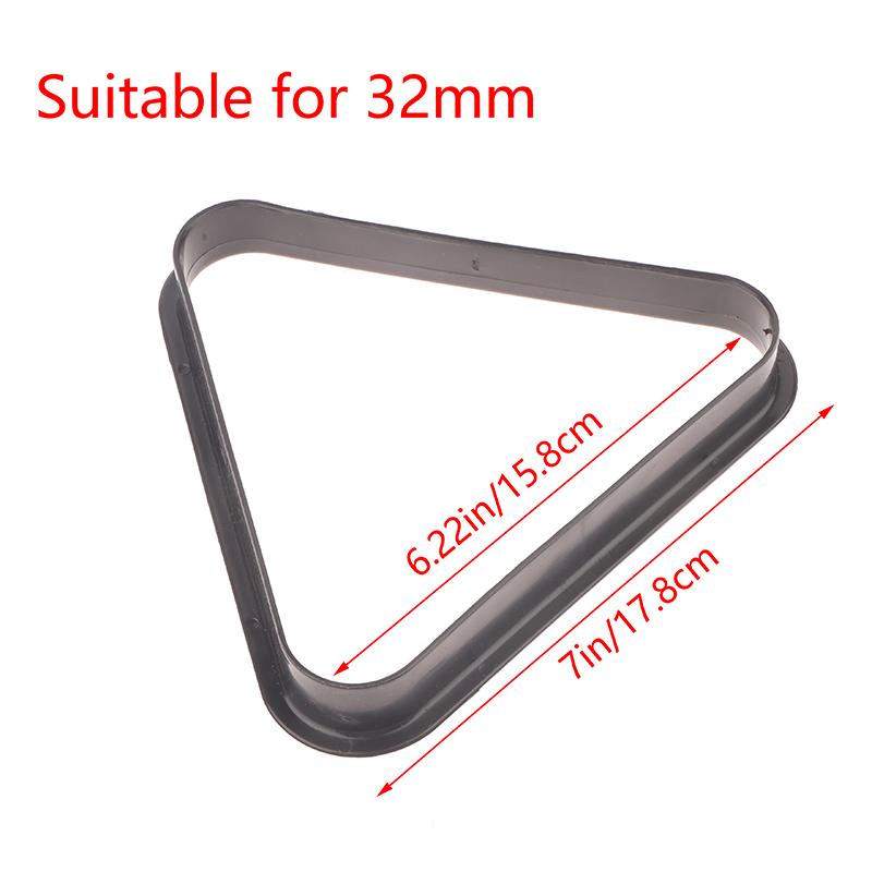 1Pc Snooker Tri-Angle Billiard Triangle Frame Rack Plastic Table Ball Rack Snooker Accessories 25Mm 32Mm 38Mm 44Mm 52Mm 57Mm