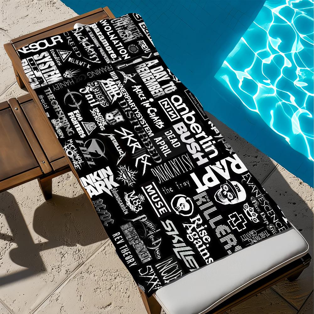 Rock Band M-mis-fits Handtuch Geschenk für Reisen Fitnessstudio Sauna Reise Spa Dusche Camping Schnelltrocknend Sport Strandtücher Weich Pool