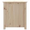 Vidaxl Coffee Table, 71X49X55 Cm, Solid Pine Wood