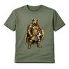 Viking Bear Warrior Illustration Unisex T-Shirt Norse Fantasy Animal Graphic Tee