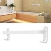 Aluminum Towel Bar White Towel Rack Elegant Towel Holder  Space Saving