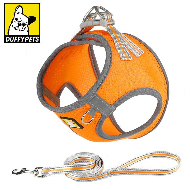 New Dog Leash, Reflective Pet Chest and Back Strap, Vest Style Cat Chest and Back Breathable Dog Leash for Pets