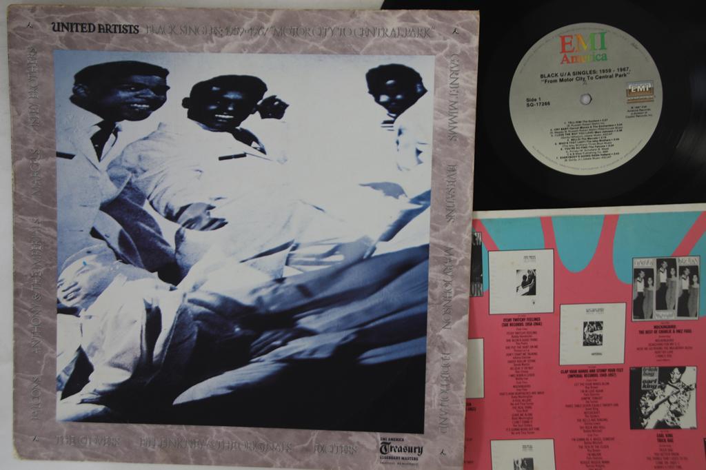 LP Record VARIOUS - Black Singles: 1959-1967/Motor City SQ17266 EMI AMERICA 1987 US Soul/Funk Used