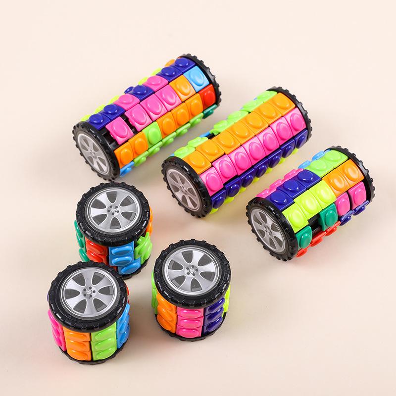Cross-Border 3D Magic Tower: Educational Rotating Cube Toy for Kids