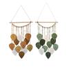 Hand-Woven Leaf Tapestry Wall Hanging for Home Décor