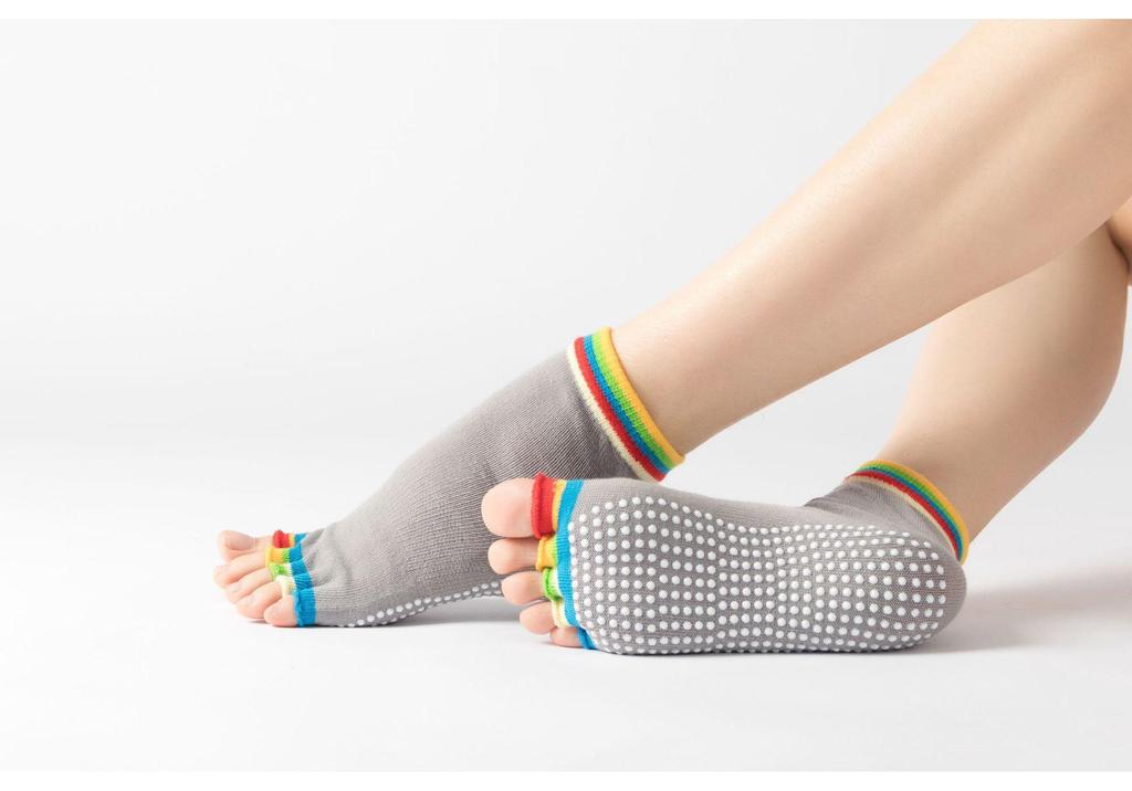 Women's Five-Finger Open-Toe Non-Slip Yoga Socks