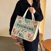 Retro linen bag going out environmentally friendly ethnic wind cotton and linen embroidery large capacity women's new casual going out tote bag