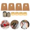 Adjustable Sewing Thimble Brass Sheepskin Fingers Protection Set Handcraft Supplies Accessory