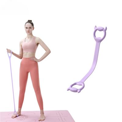 8 geformte Widerstandsbänder für Arm, Rücken, Schulter, Übung, elastisches Seil, Yoga-Fitnessband, tragbare Heimfitnessgeräte