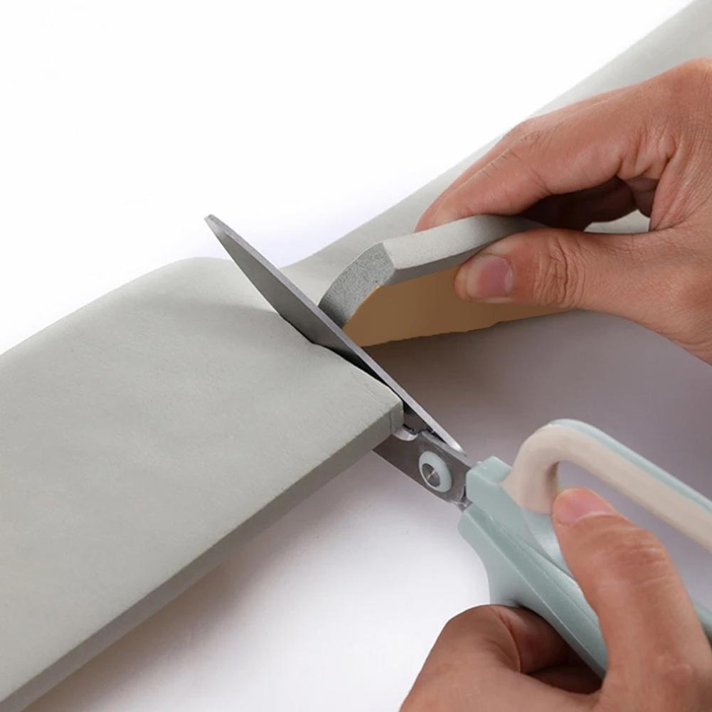 Decorative Skirting 3D Wall Sticker Home Improvement Uneven Walls Cuttable Length Foam Cotton High-quality Materials