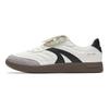 Anta Slip Resistant Cushioning Abrasion Resistant Lightweight Low Top Skateboard Shoes Men's White Black 912548009-2