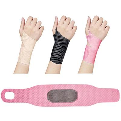 1Pcs Adjustable Wristbands Safety Wrist Support Bracer Gym Sports Wristband Carpal Protector Breathable Injury Wrap Band Strap