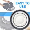 96 Pcs Felt Plate Dividers Set 3 Sizes Round Felt Plate Protectors Reusable Dish Storage Pads Multipurpose Soft Plate Separators