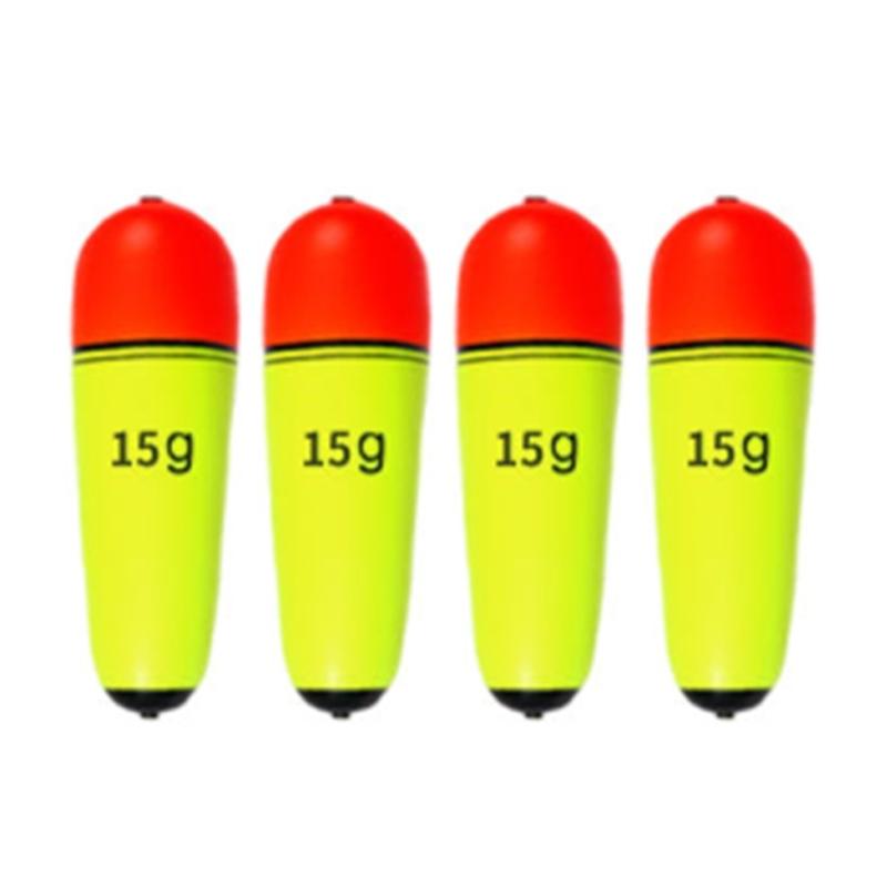 4Pcs Foam Fishing Float Floating Buoyancy Fishing Bobber Slip Float Bobber for Fishing Freshwater Saltwater Enduring