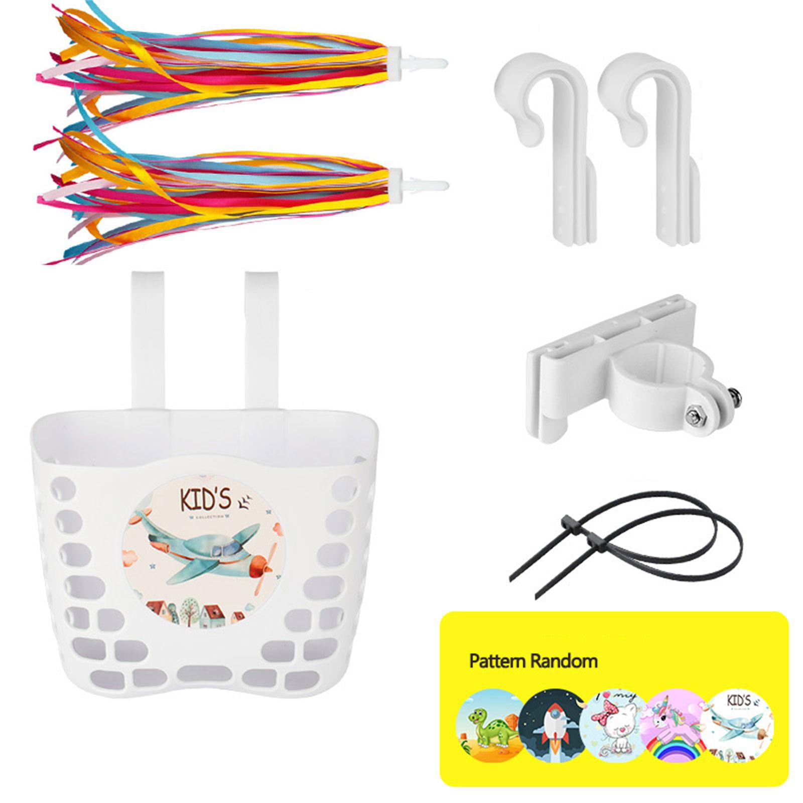 

Передняя рулевая водонепроницаемая задняя велосипедная корзина пластиковая велосипедная корзина с крепежным ремнем для велосипедов для мальчиков и девочек плетеная корзина белый