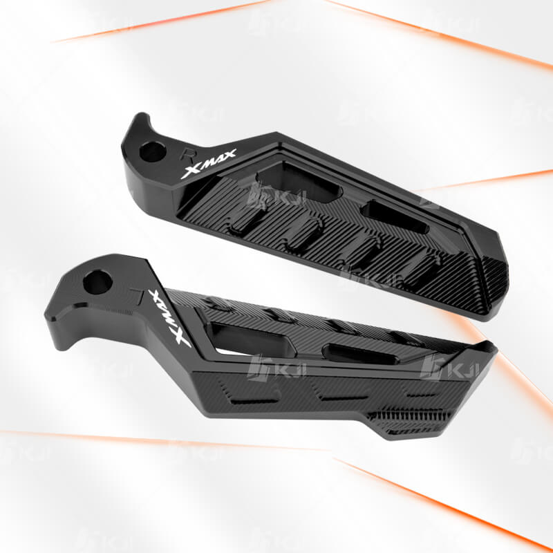 

Для Yamaha XMAX 400/300/250/125 мотоцикла задняя подставка для ног пассажира с ЧПУ задние подножки аксессуары для педалей чёрный
