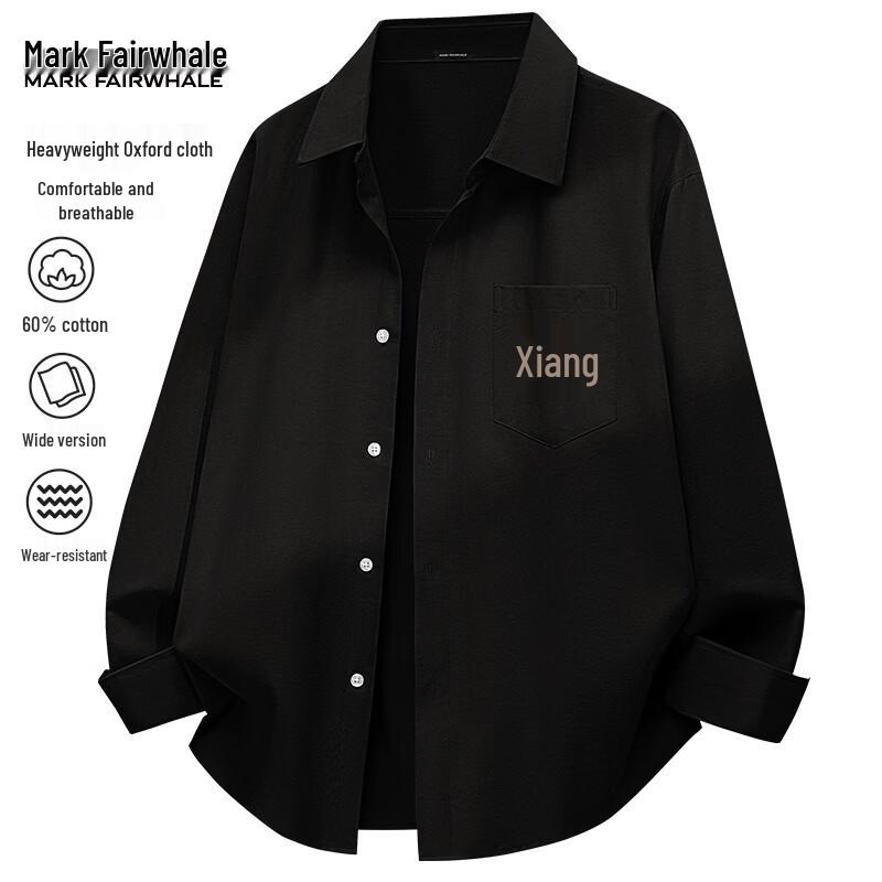 

Mark Fairwhale Men s Oxford Casual Long Sleeve Shirt XL