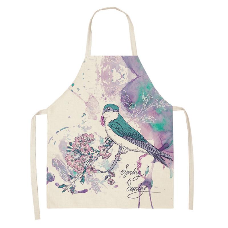 Barista Bird Print Home Kitchen Aprons Womens Kitchen Aprons Master Aprons Kitchen Baking Aprons