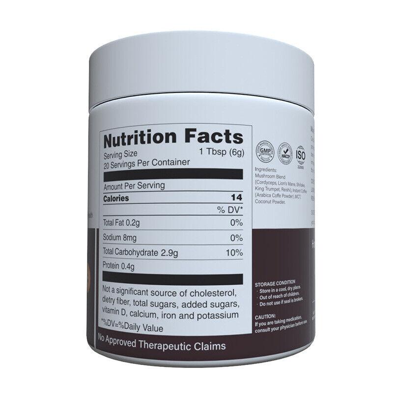 Грибной кофе Ganoderma Lucidum Cordyceps Powder-поддерживает здоровье кишечника 100g