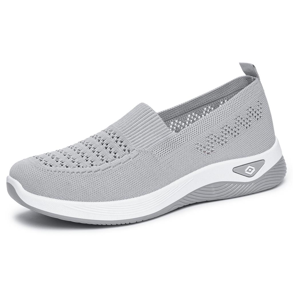 Women's Woven Breathable Shoes Arch Support Diabetes Foam Shoes Walking Anti-Slip Sports Shoes Indoor Outdoor Casual Athletic Work Sneakers for Women