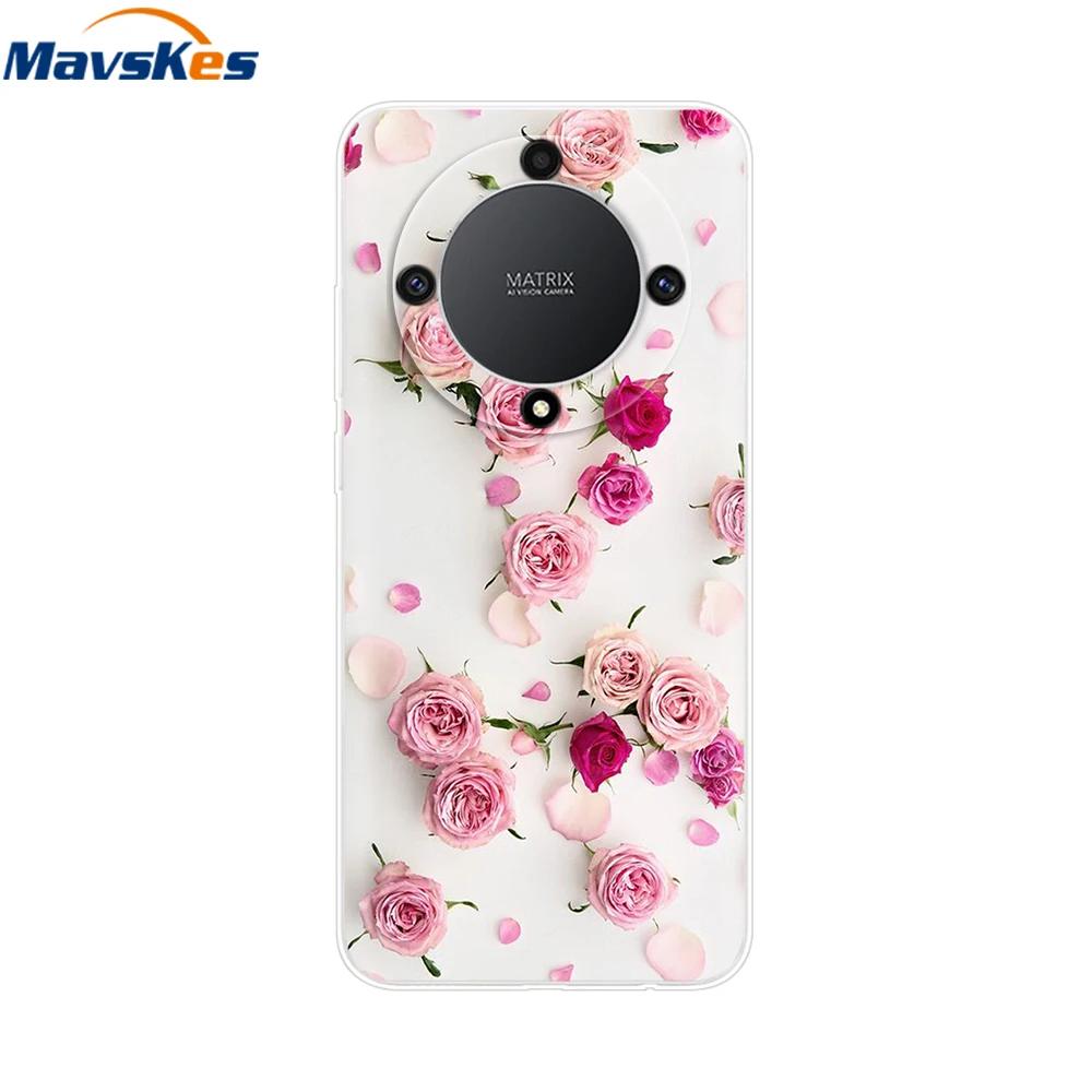 Soft Case For Honor Magic6 Lite TPU Silicone Phone Case For Honor X9b X9a Magic 5 6 Lite 5G Protective Shell Back Cover Fundas