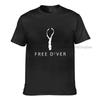 Free Diver Tshirts Unisex Divin Scuba Water Sports Casual Cotton Tee Shirt Crew Neck Classic Short Sleeve T Shirt Graphic Clothes