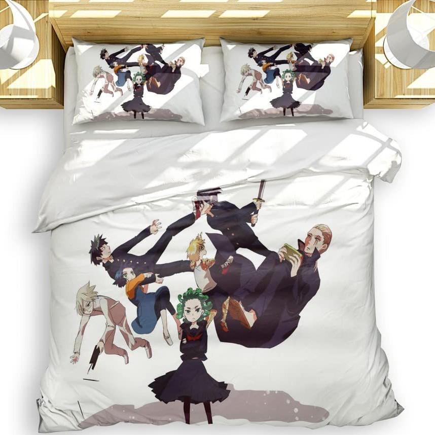 Anime One Punch Superman Bedding Three-Piece Quilt Cover