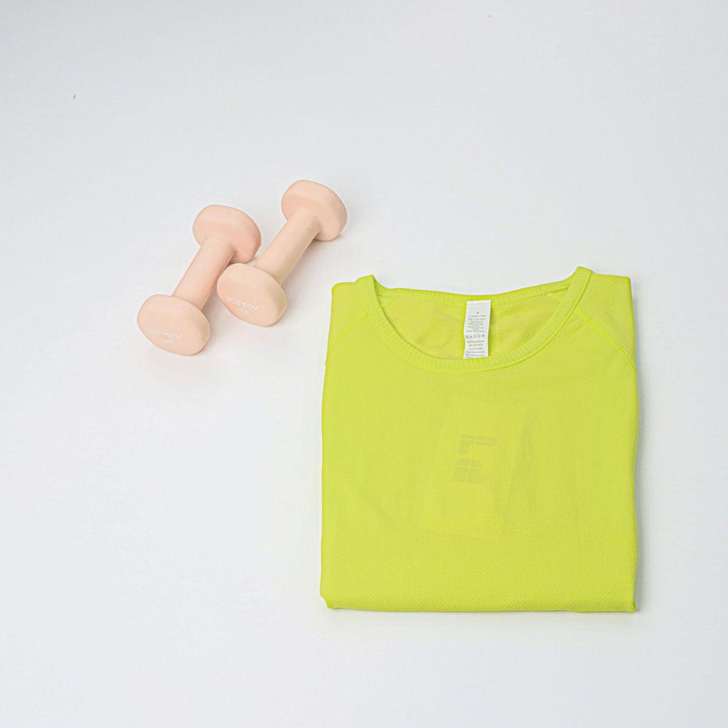 In Stock: Women's LU3.0 Short Sleeve Round Neck Yoga & Running Slim Fit T-Shirt