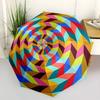 1pc Colorful Spiral Automatic Folding Umbrella - Portable Collapsible Design, 8-Rib Iron Frame, Playful Design yy251215223
