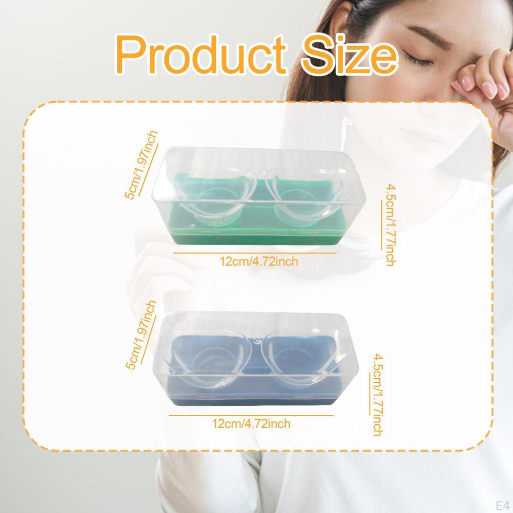 2 Pieces Eye Wash Cups Measuring Cup Cleaning Tool 8ml for Cleansing Makeup