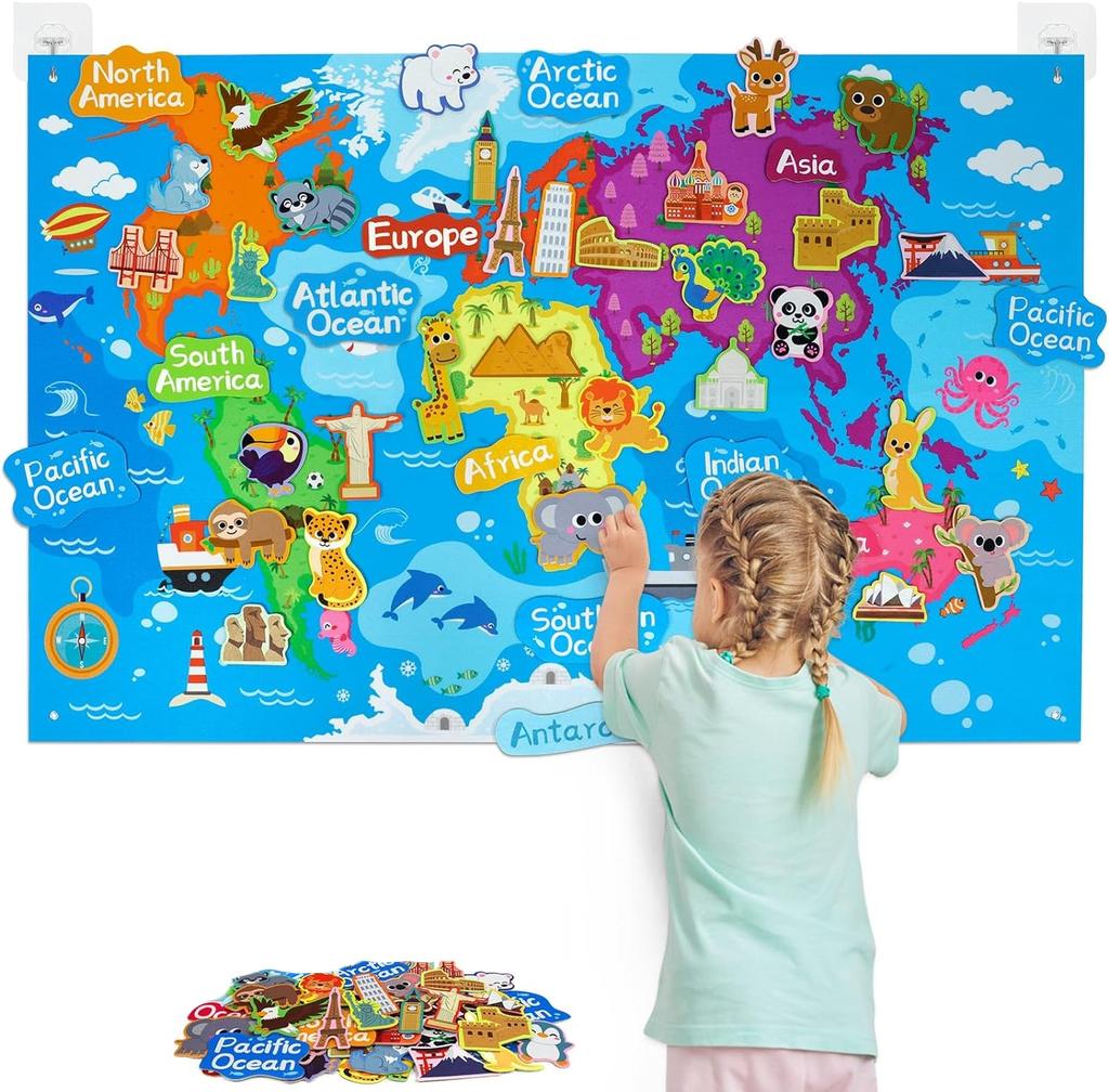 Toys Toys Montessori Felt Board Story Set Preschool Learning Activities Board Outer Space Scientific Cognition Party Decorations