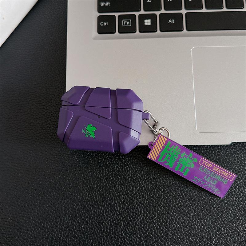 

Чехол EVANGELION EVA для Airpods 4 Pro 2 3 Аксессуары для наушников Bluetooth-гарнитура Силиконовая оболочка для Apple Air Pod 3/2/1 airpods 3