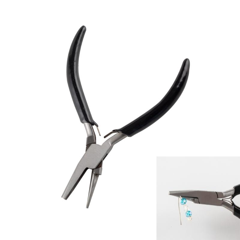 Stainless Steel Looping Pliers For Jewelry Making And DIY Crafts With Semi Grooved Design For Enhanced Grip