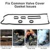 1Set Valve Cover Gasket Set For Ford Ecosport / Focus Vs50877R Vs50729 Vc4236G Black Car Accessories