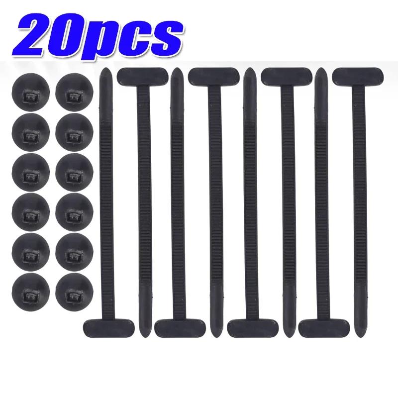 1-100pcs Nylon Cable Tie Buckle Pin Button Zip Ties Universal Self-Locking Fixed Tie Wires Fastening Straps Retainer Accessories