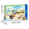 Non-Toxic Friend Creative Cartoon Beach Park Seaside Camping Car Tent Building Blocks City Street View Model Bricks Children Toy Kids Gifts