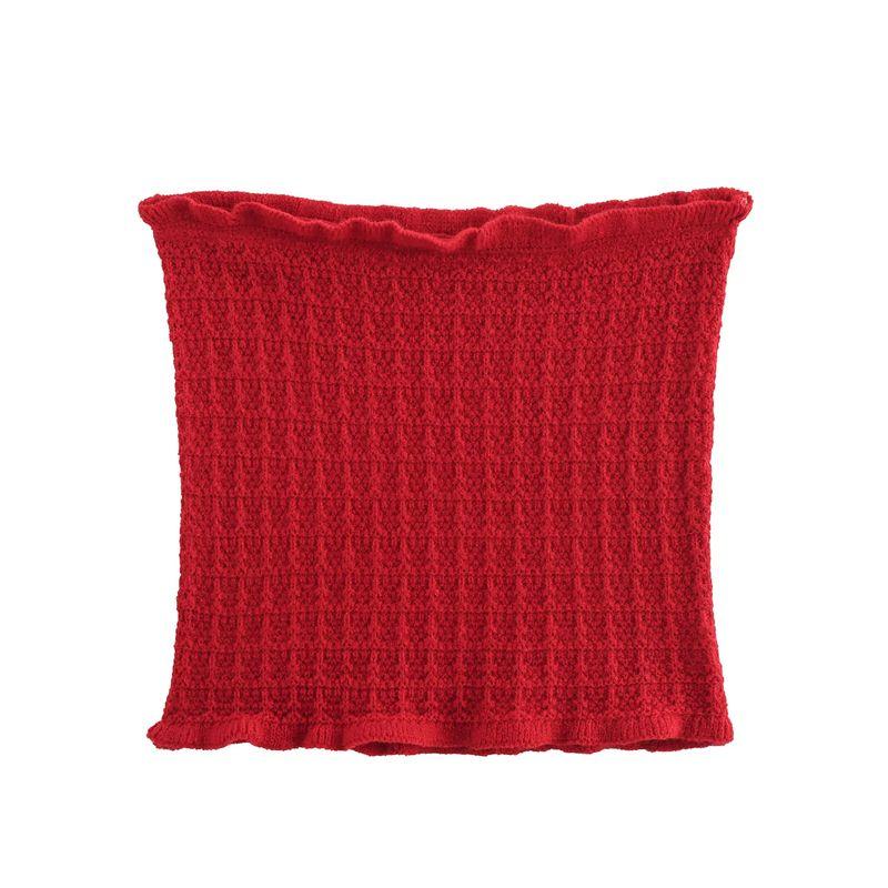 Laminated Decoration Knitting Outwear 4192041 Tube Top Tops 4192043 Patchwork Knitted Dress 4192042