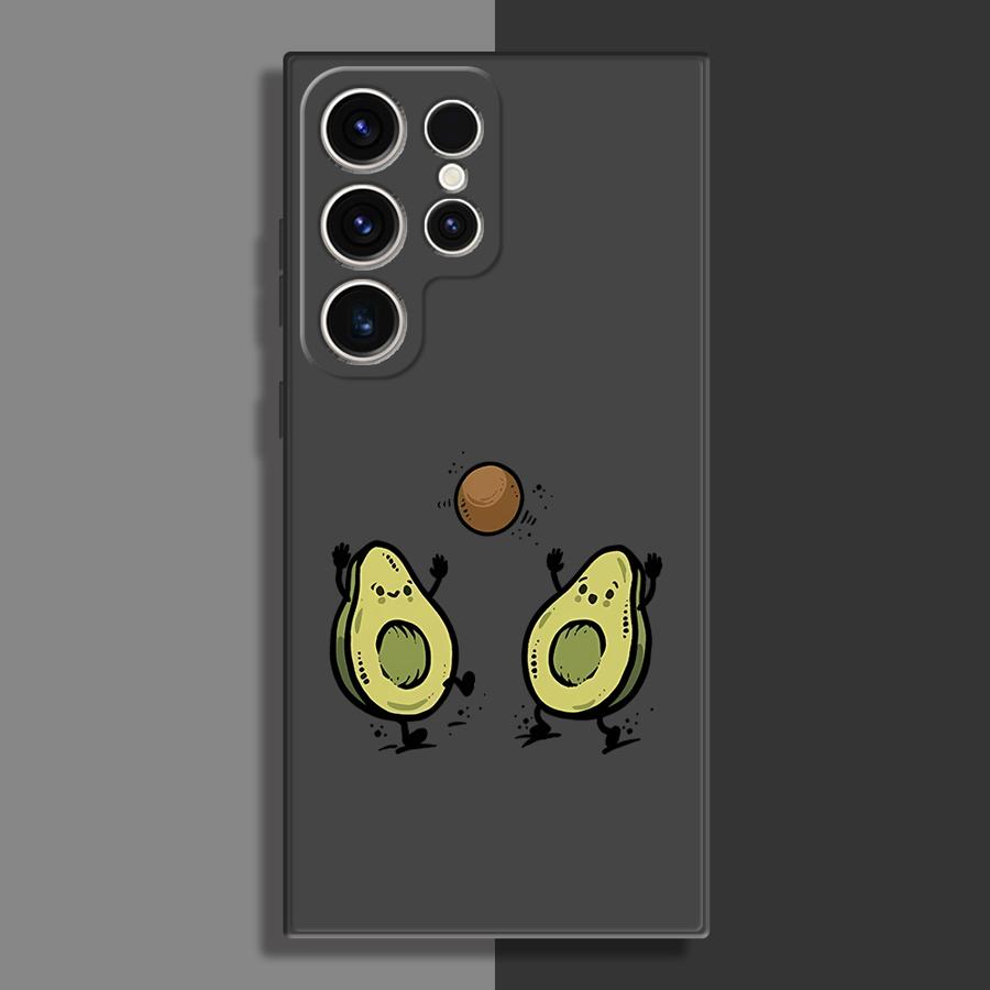 Unique Avocado Phone Case for Samsung Galaxy S25 S24 23 S22 Plus S21 S20 Ultra S20 S24 S23 S21 FE Cover