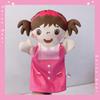 Creative Children's Educational Plush Family Hand-Puppet Toy Set