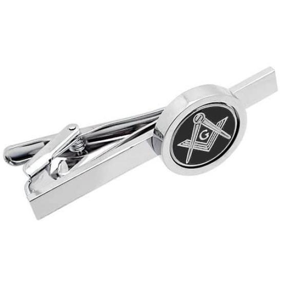 Freemason Tie Tie Tie 3 Colors White Clip, Bar, Pin, Available Black, Blue, (black)