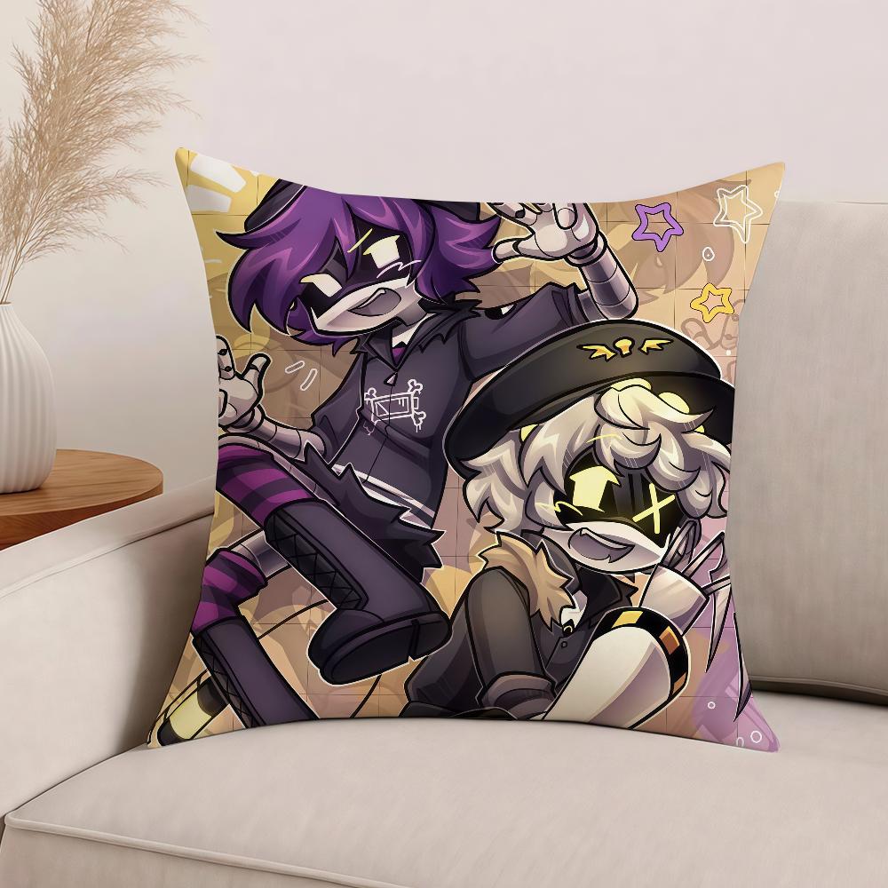 Cartoon Murder Drones Pillow Case Office Cushions Suitable For Sofa Car Bedroom Decorative Cushion Cover