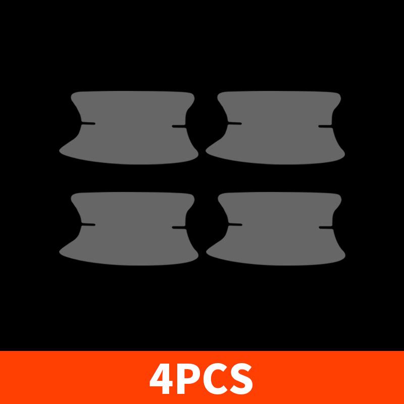 

Дверная ручка, дверная чаша, защитная пленка, ручка из ТПУ, декоративная пленка для VW Volkswagen Tiguan mk2 201617 2018 4PCS