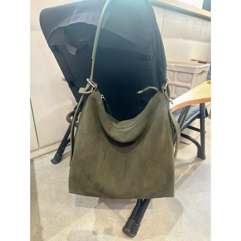 Neue Leder Kuhleder Wildleder Premium Tragetasche Hobo Schulter Umhängetasche Damen Tasche Große Kapazität