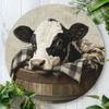 Retro Vintage Metal Cow Barrel Wall Decor Waterproof Bar Cafe Poster