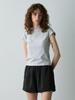 NOEUD Geek Cap Sleeve T-Shirt (Gray)