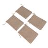 50PCS Burlap Gift Bags with Drawstring Linen Jewelry Pouches Wedding Hessian Jute Bags for Party