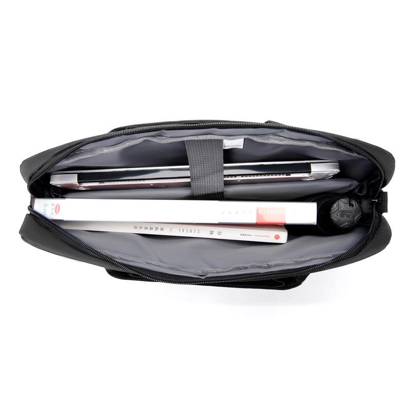 New shoulder briefcase men's business commute file bag lightweight large capacity laptop bag computer bag