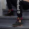 Heritage 6 Inch Waterproof Boots 'Black Nubuck With Pink' Women's A44KXW