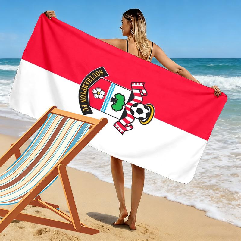 Southampton Print Strandtuch, Großes Weiches Schnelltrocknendes Handtuch für Strand Camping Schwimmen